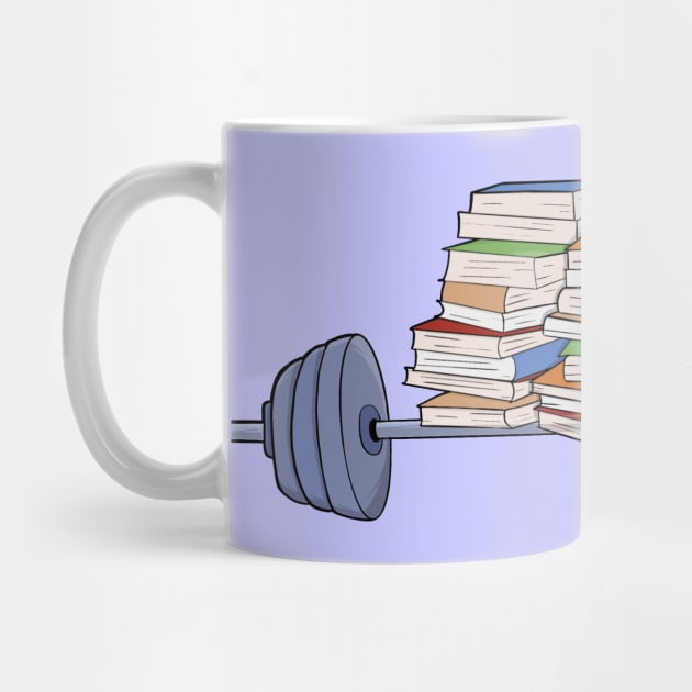 Lifting weights and books by DiegoCarvalho